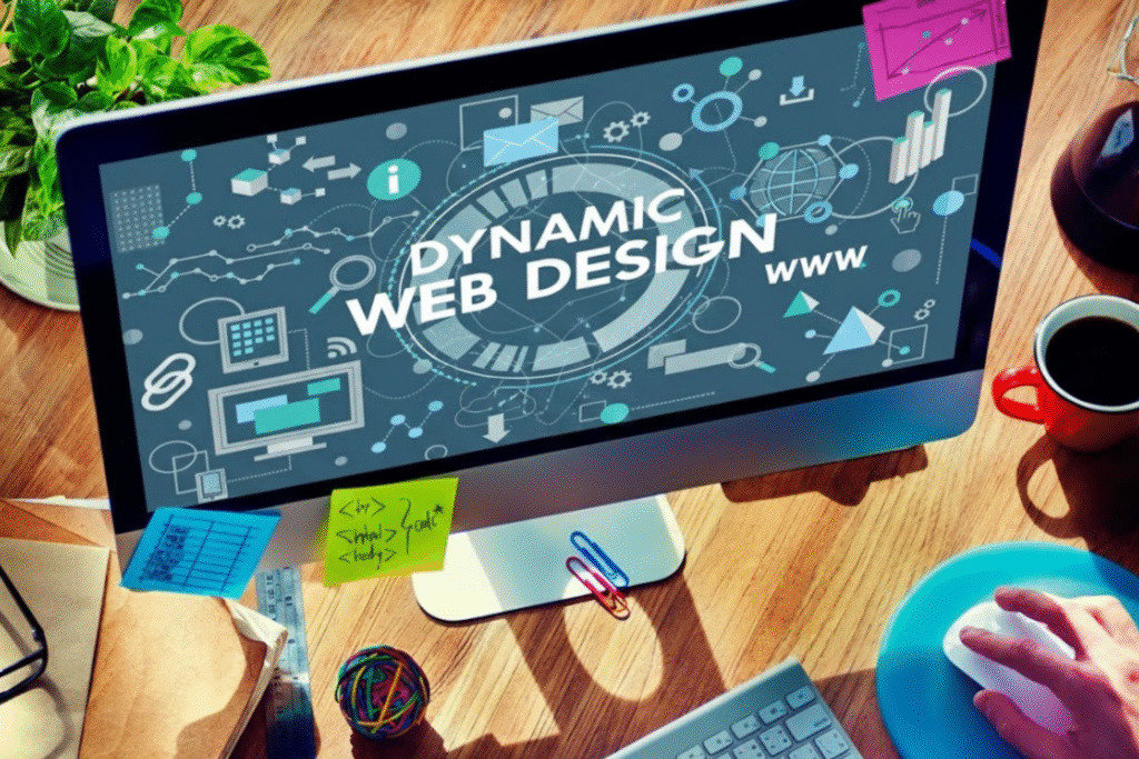 Static responsive website design