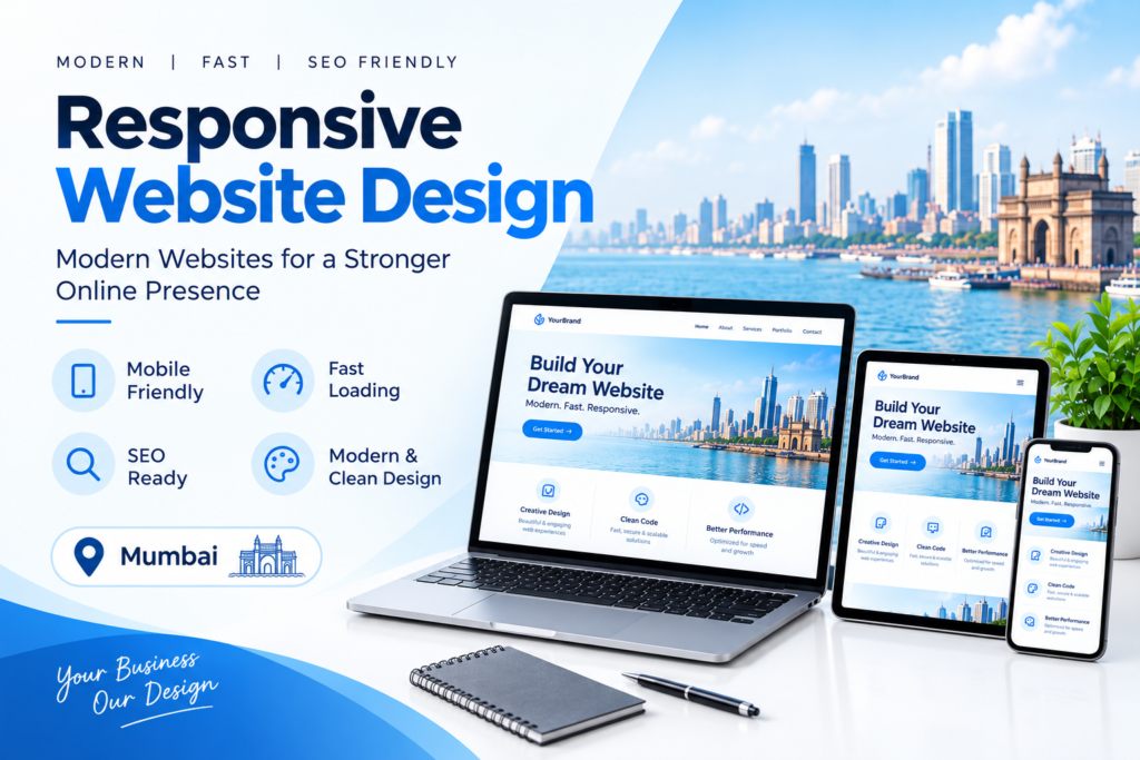 Responsive website design services in Mumbai for modern business websites